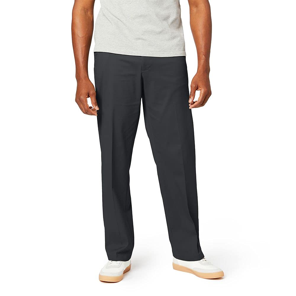 Dockers Men's Comfort Khaki Stretch Relaxed-fit Flat-Front Pant