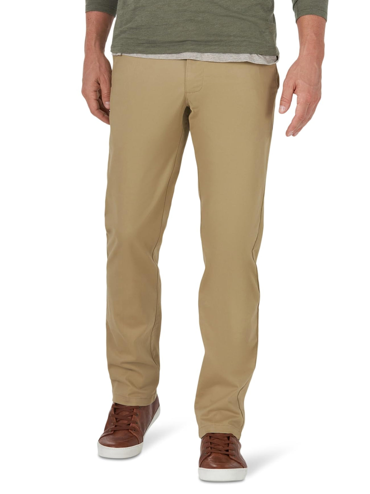Lee Men's Extreme Motion Flat Front Slim Straight Pant
