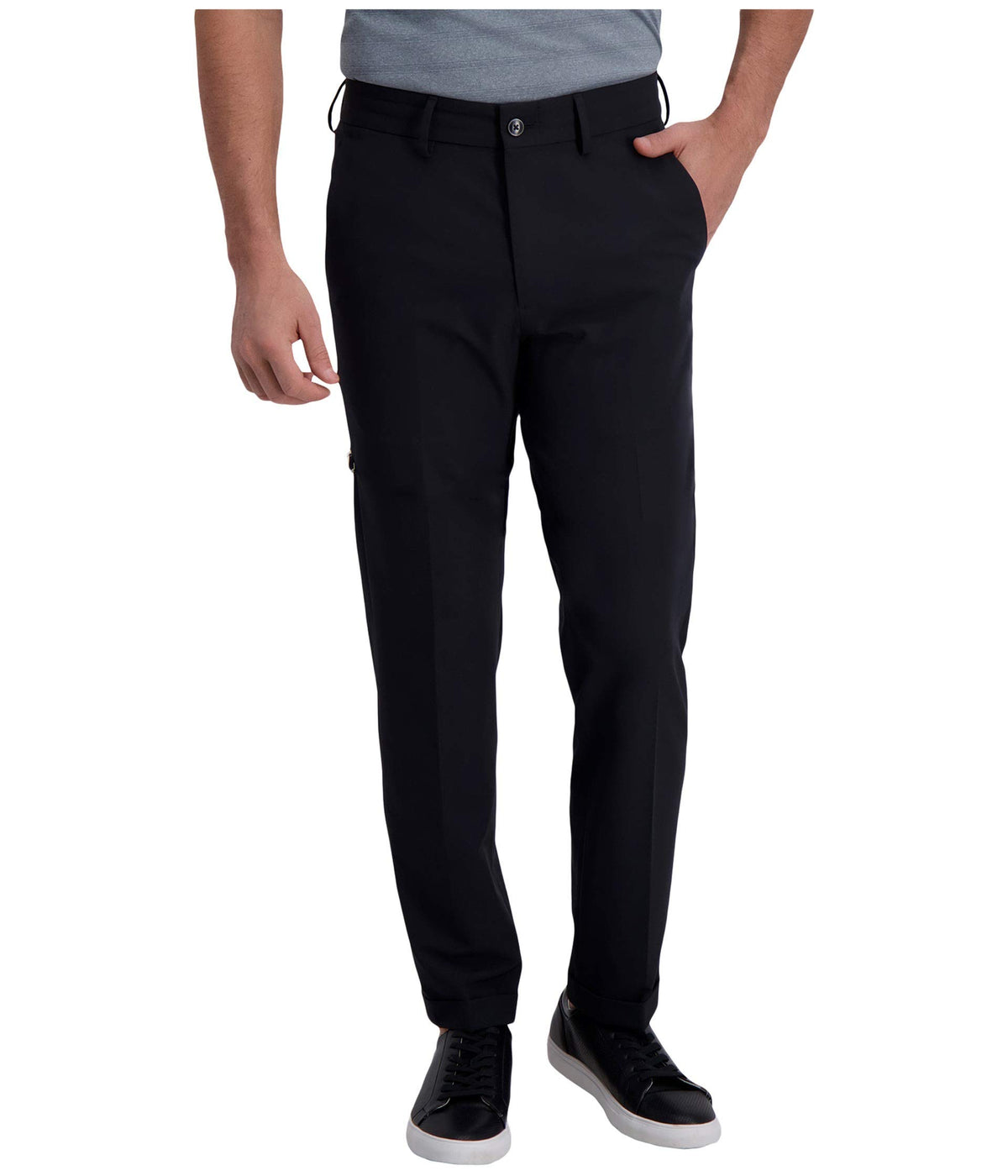 Kenneth Cole Reaction Men's Stretch Weave Slim Fit Dress Pant