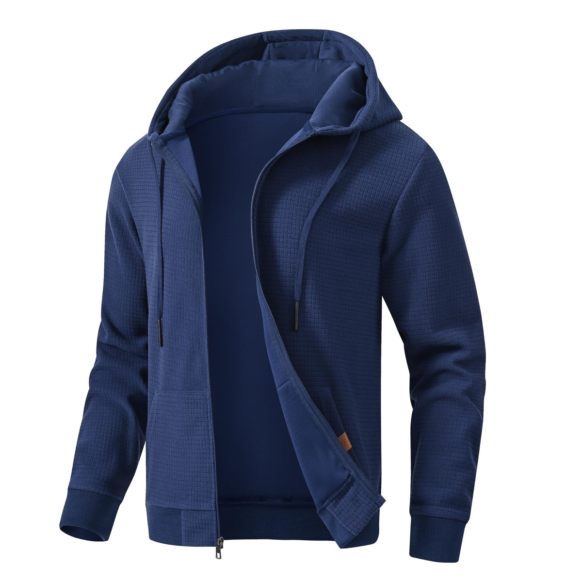 Yundobop Men's Full Zip Casual hoodie Sweatshirt Jacket