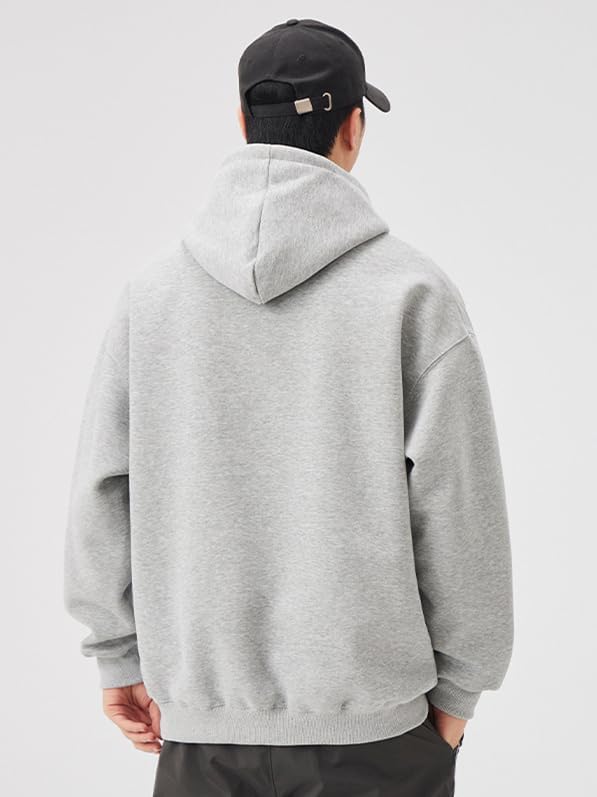 PAODIKUAI Men Hoodie Sweatshirt Loose Fit Fashion Pullover Hoodie Casual Long Sleeve Hooded Sweatshirt with Pocket