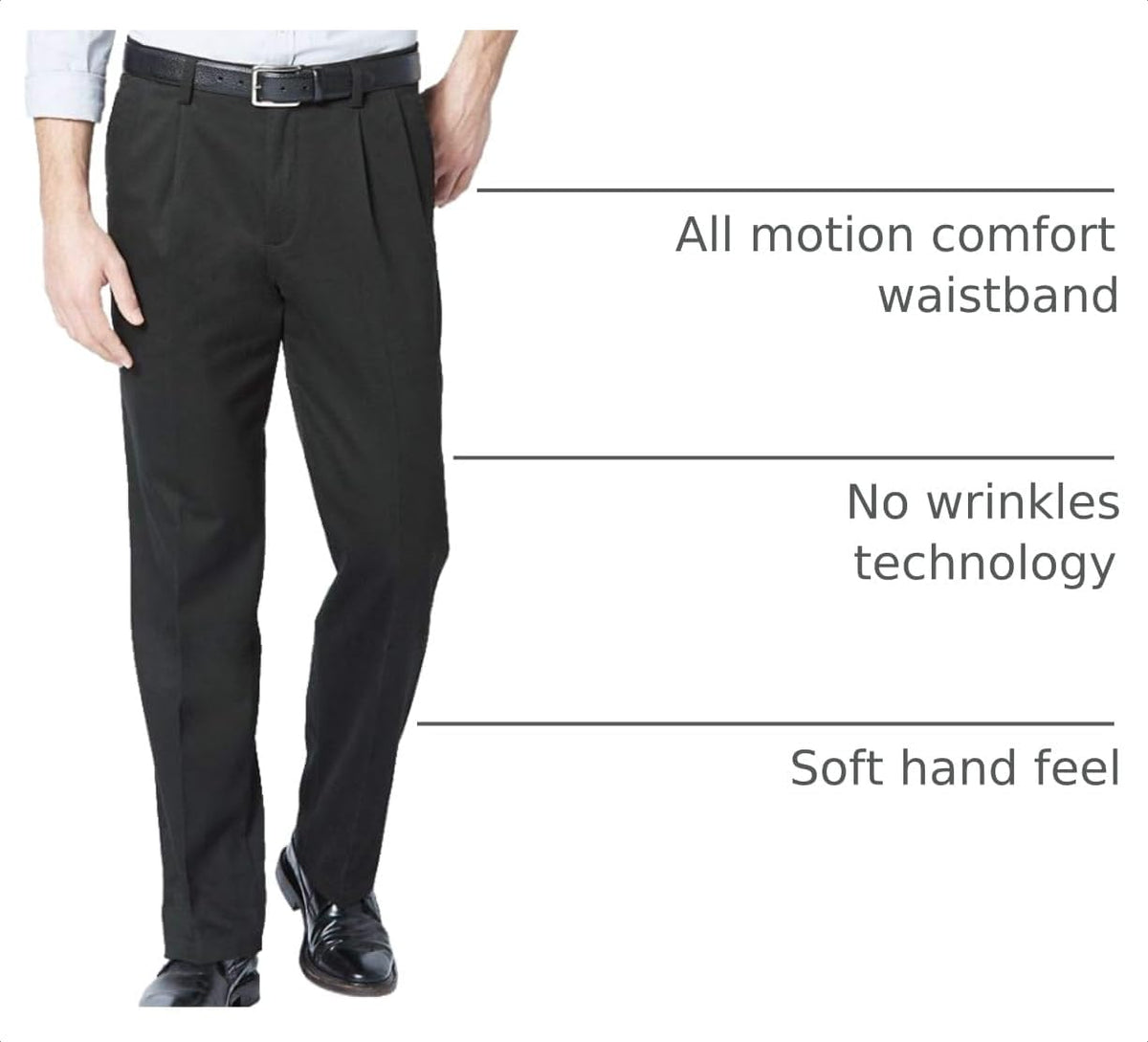 Dockers Men's Classic Fit Easy Khaki Pants - Pleated (Standard and Big & Tall)