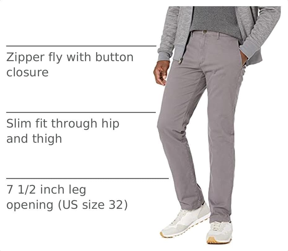 Amazon Essentials Men's Slim-Fit All-Day Stretch Casual Chino Pant