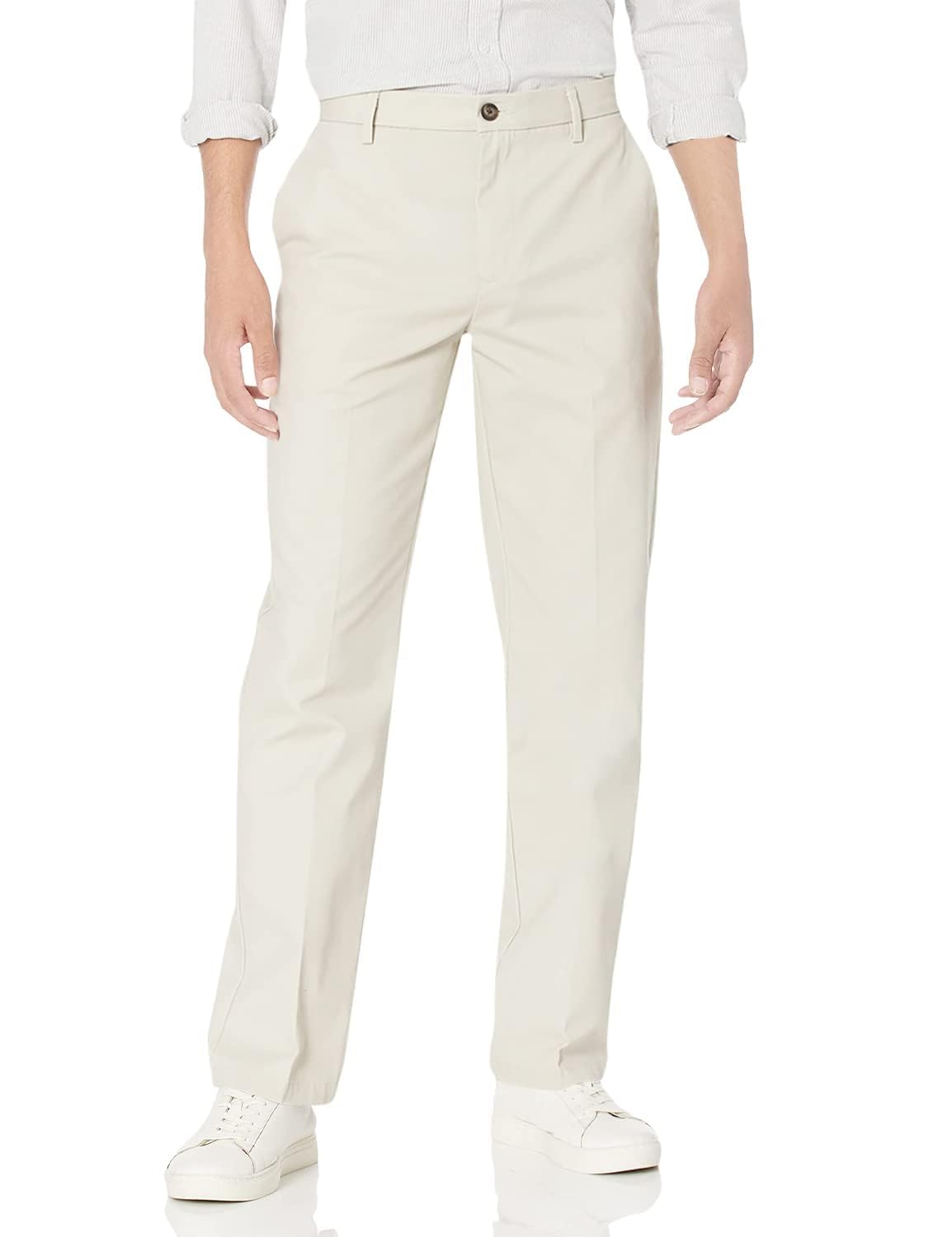 Amazon Essentials Men's Classic-Fit Wrinkle-Resistant Flat-Front Chino Pant (Available in Big & Tall)