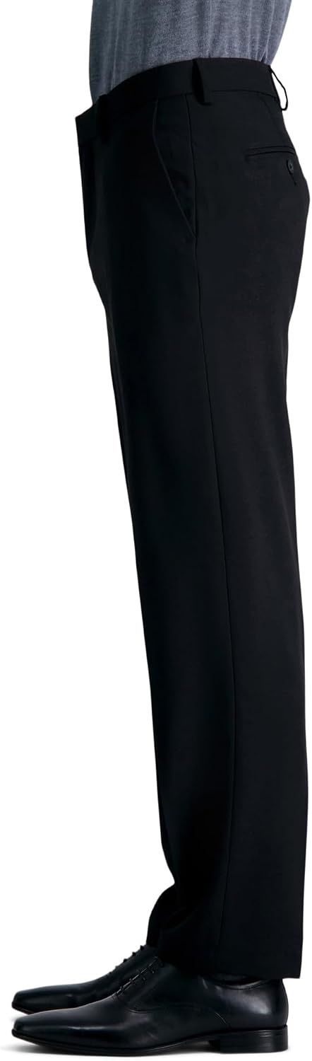 Haggar Men's Straight Fit Premium Comfort Dress Pant