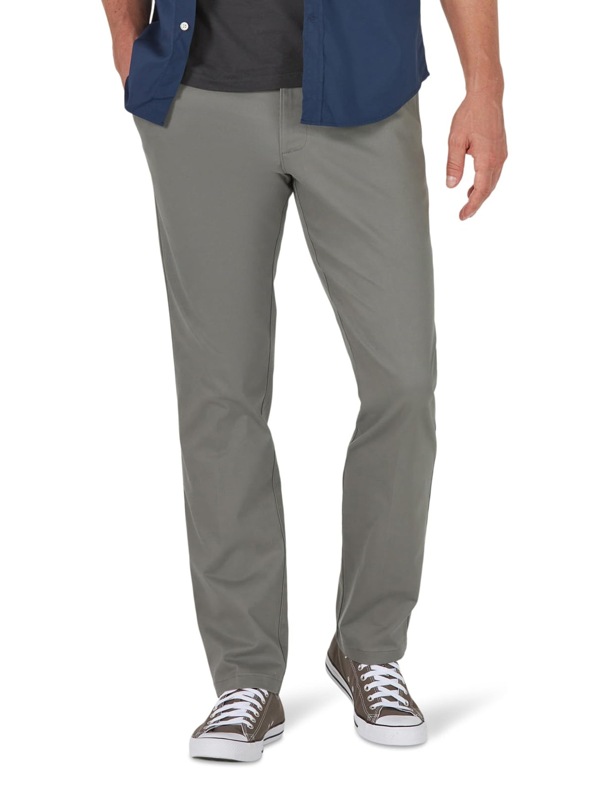 Lee Men's Extreme Motion Flat Front Slim Straight Pant
