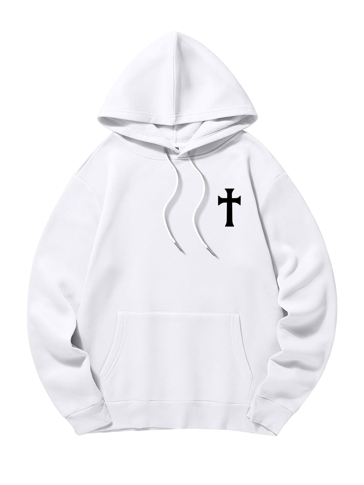 SOLY HUX Men's Graphic Print Hoodies Drawstring Drop Shoulder Sweatshirt