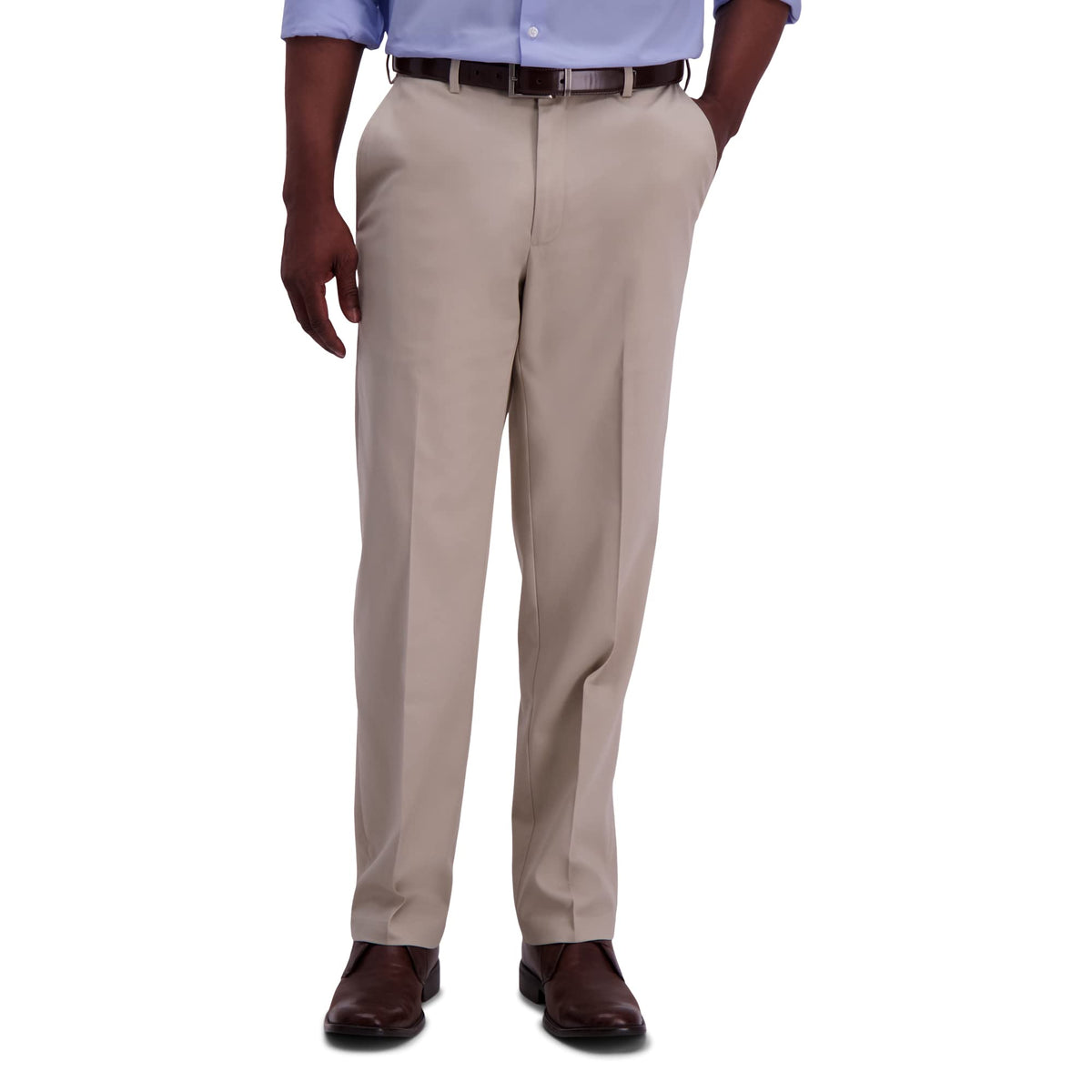 Haggar Men's Straight Fit Premium Comfort Dress Pant