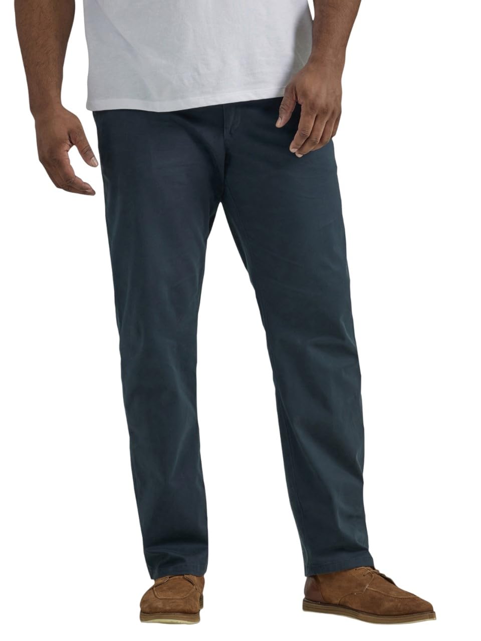 Lee Men's Big & Tall Extreme Motion Flat Front Regular Straight Pant