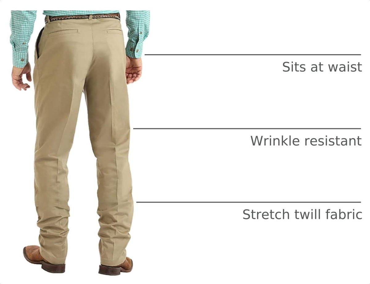 Wrangler Men's Khaki Casual Pants