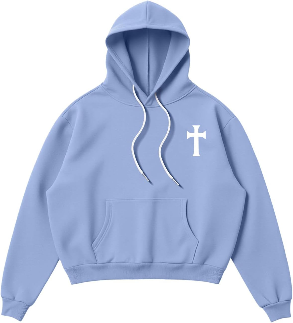SOLY HUX Men's Graphic Print Hoodies Drawstring Drop Shoulder Sweatshirt