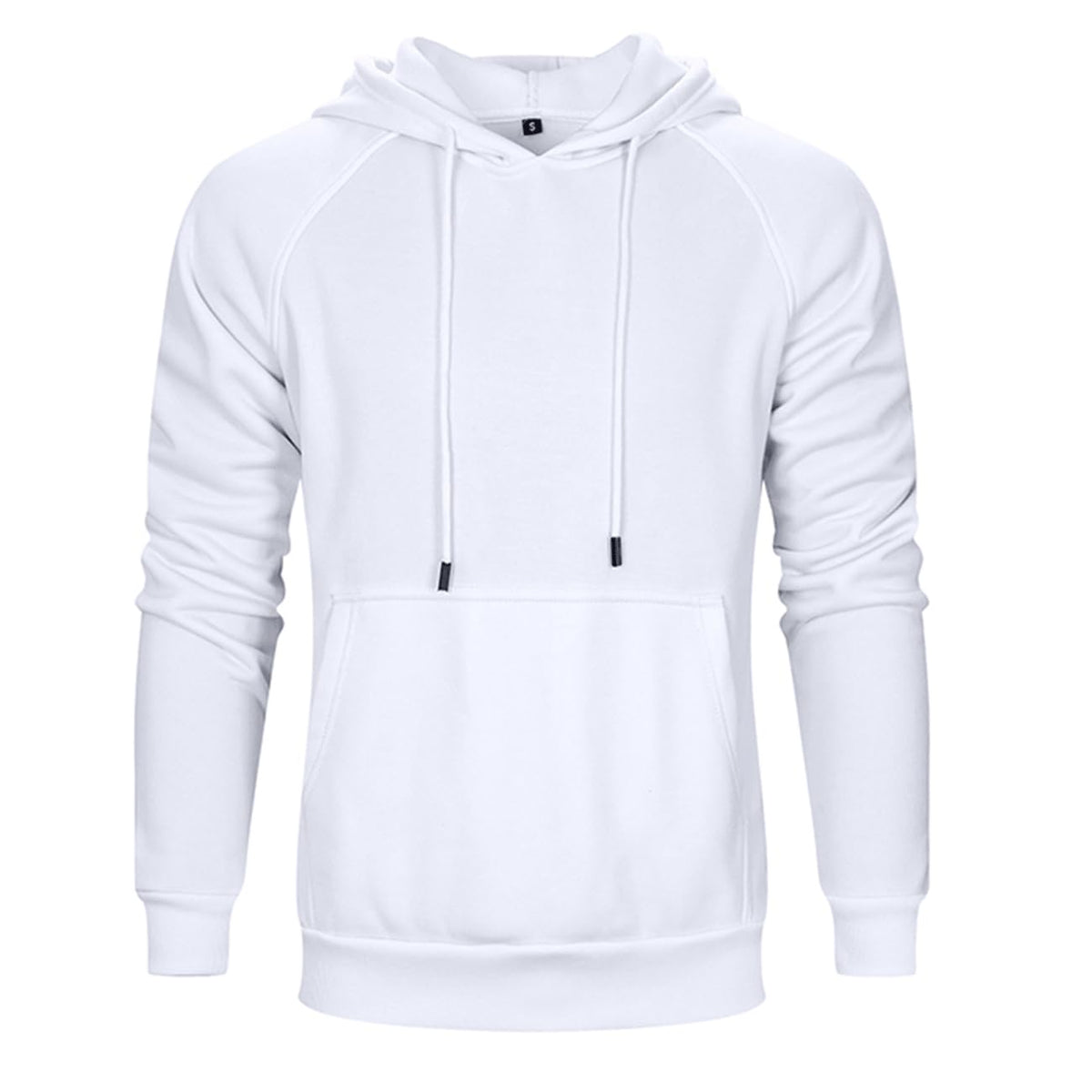 TOLOER Pullover Hoodie Men Blend Fleece Long Sleeve Sweatshirt with Kangaroo Pockets