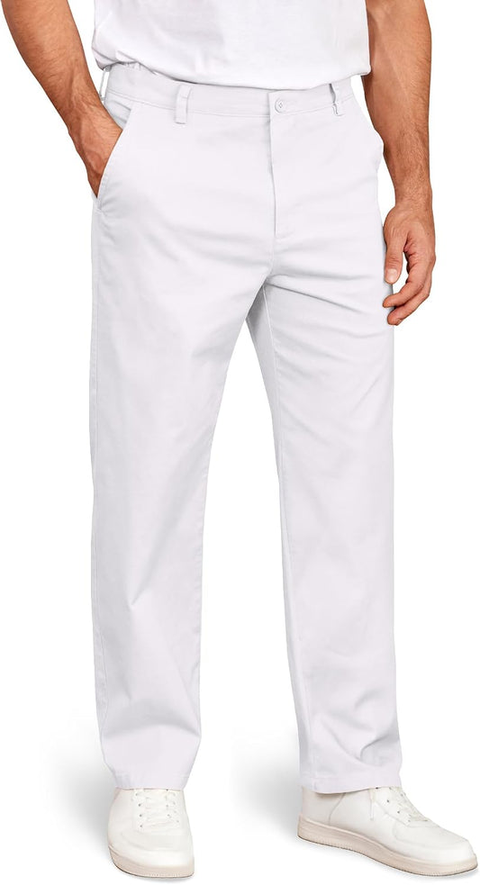 COOFANDY Men's Casual Chinos Pants Classic Stretch Relaxed Fit Khaki Pants