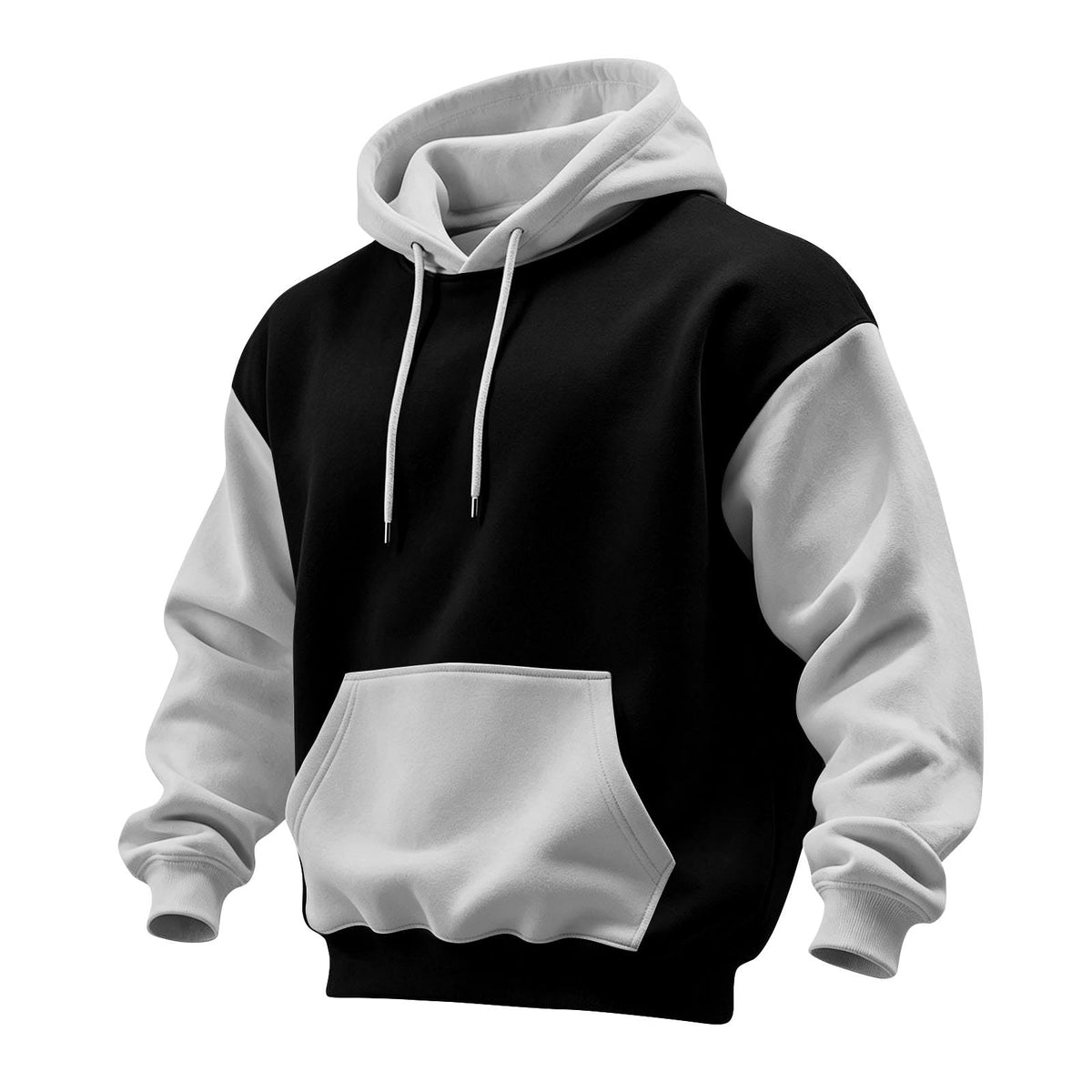 Mens Hoodies Long Sleeve with Pocket Pullover Hoodie Fashion Fall Winter Sweatshirt