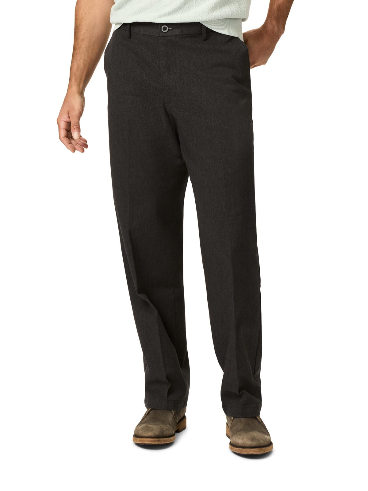 Dockers Men's Comfort Khaki Stretch Relaxed-fit Flat-Front Pant