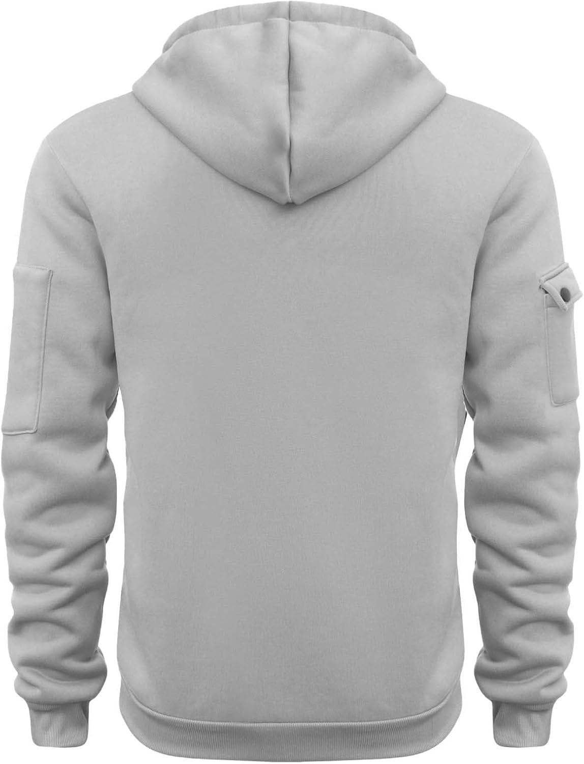 2026 Hoodies for Men 1/4 Zip Up Long Sleeve Plus Size Pullover Sweatshirt Fall Winter Vintage Clothes with Pockets