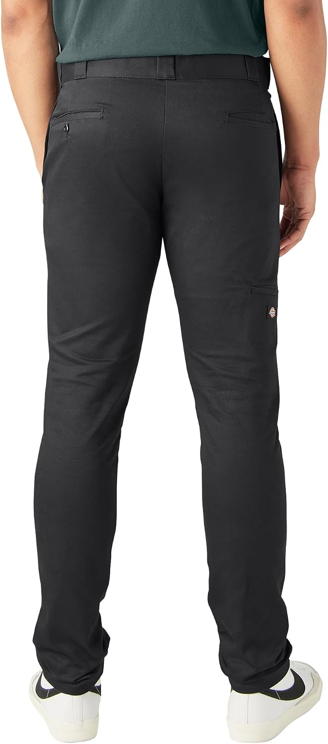 Dickies Men's Skinny Straight Double Knee Work Pants