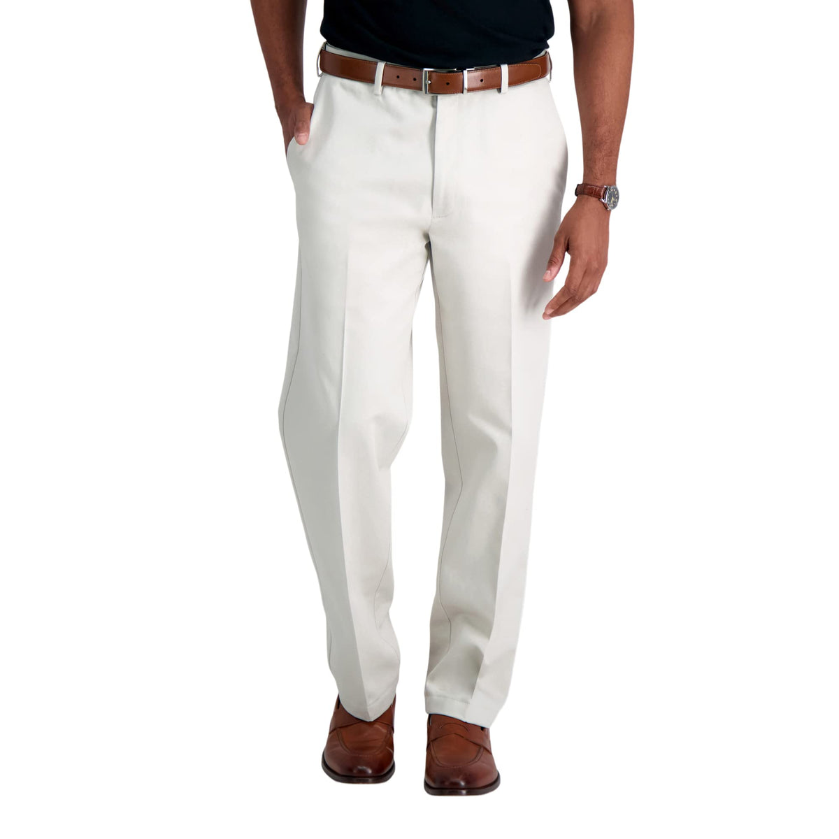 Haggar Men's Classic Fit Work to Weekend Business Casual Pant