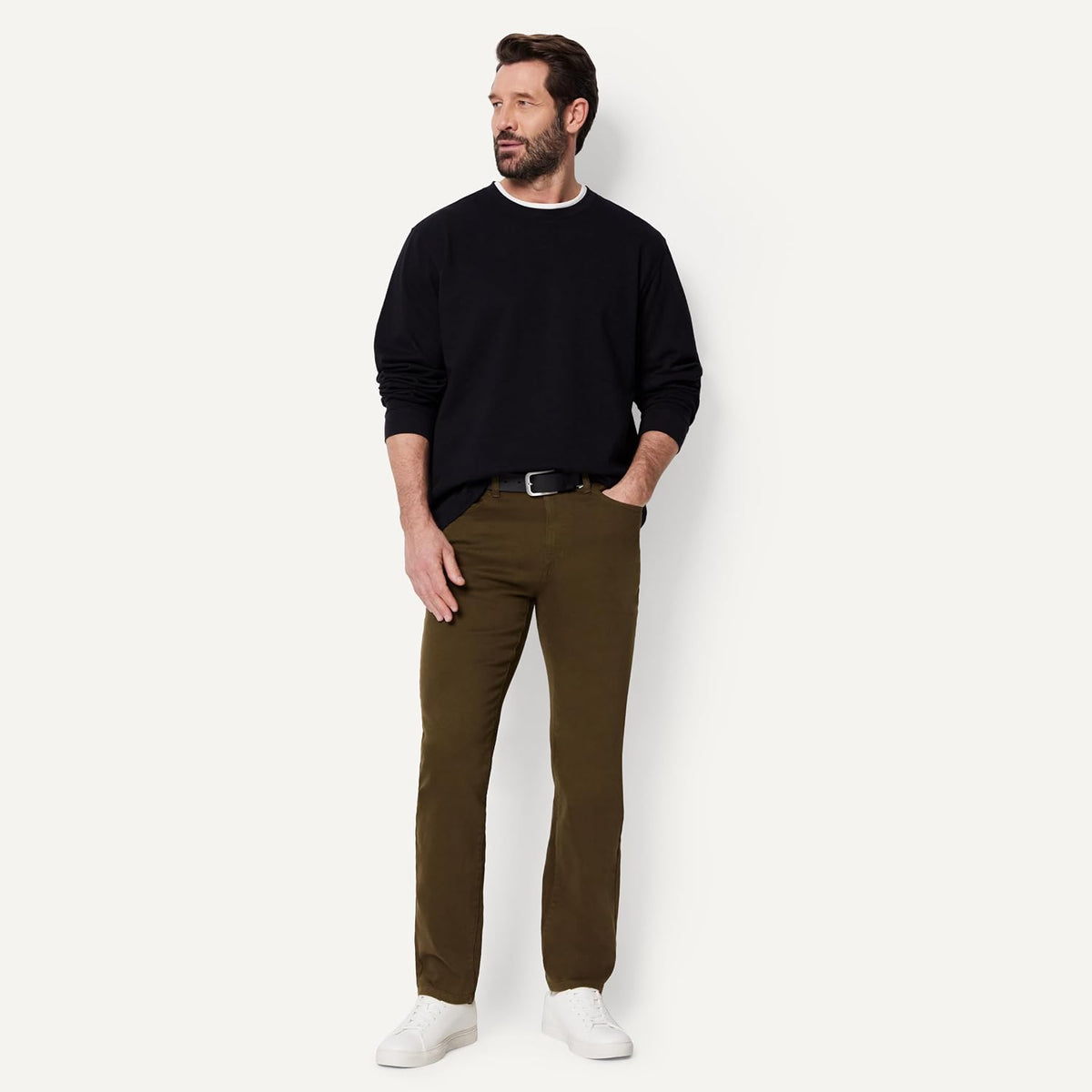 Amazon Essentials Men's Regular Fit Garment Dyed Five Pocket Pant