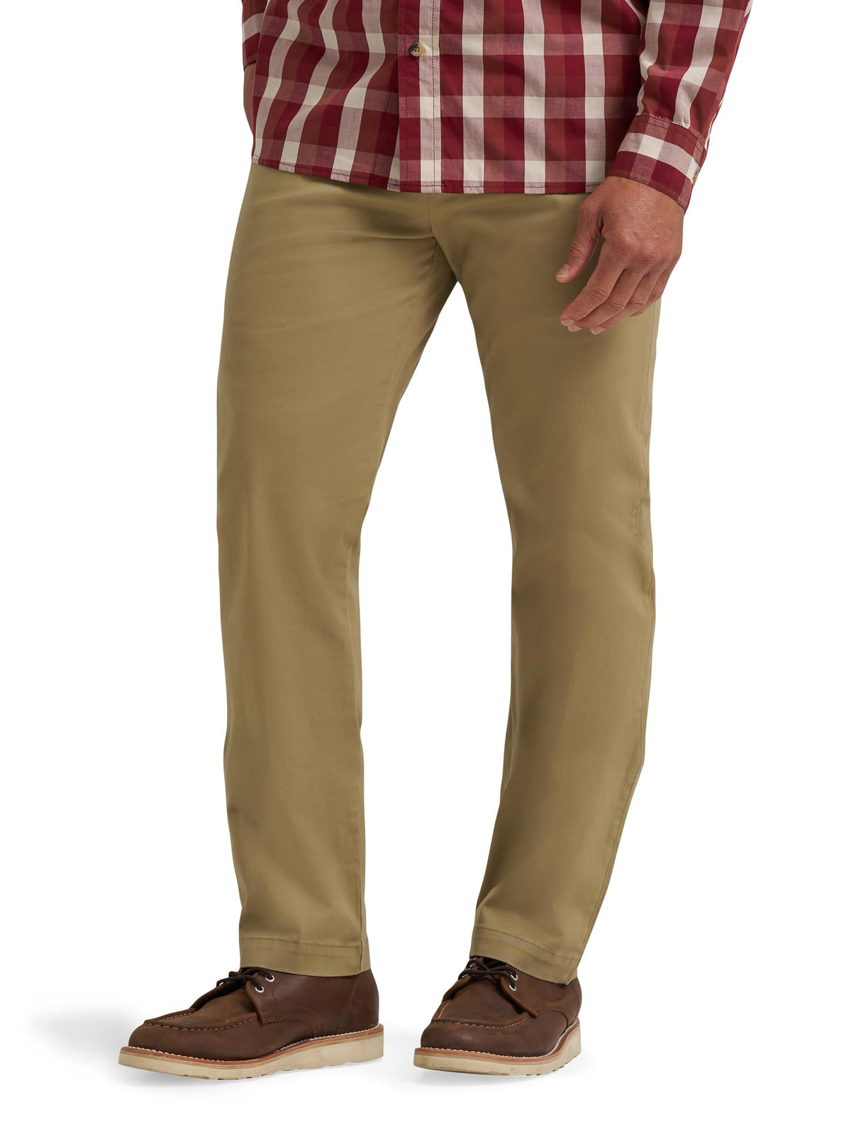 Wrangler Authentics Men's Straight Fit Flat Front Chino