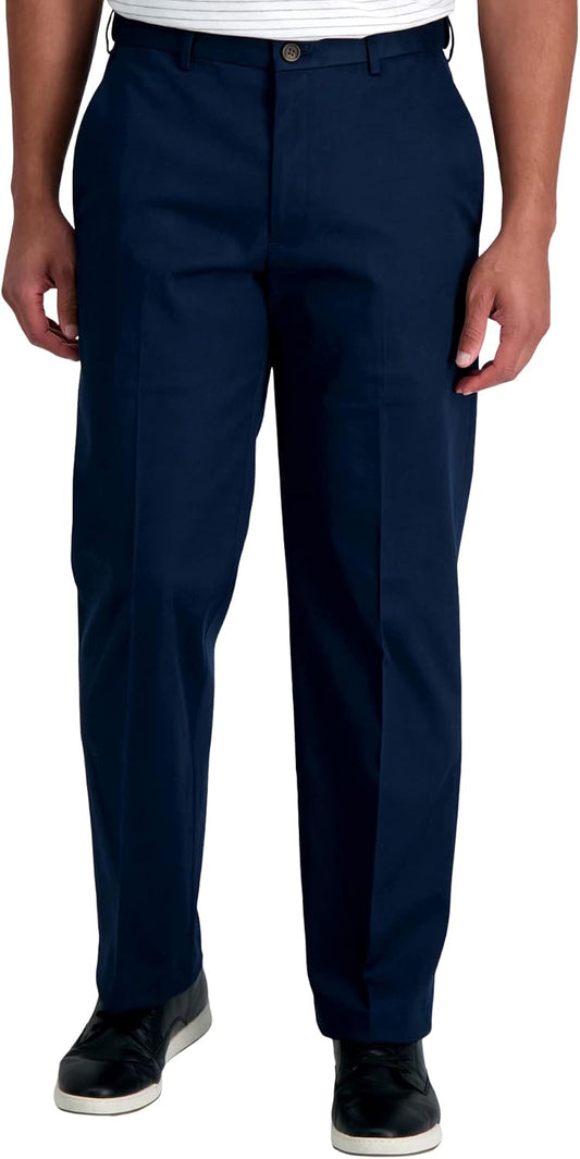 Haggar Men's Classic Fit Premium No Iron Khaki Pant