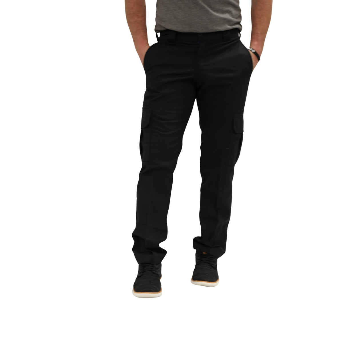 Dickies Men’s Flex Slim Straight Cargo Pants – Stretch Work Pants with Utility Pockets, Ideal for Uniform or Office Wear