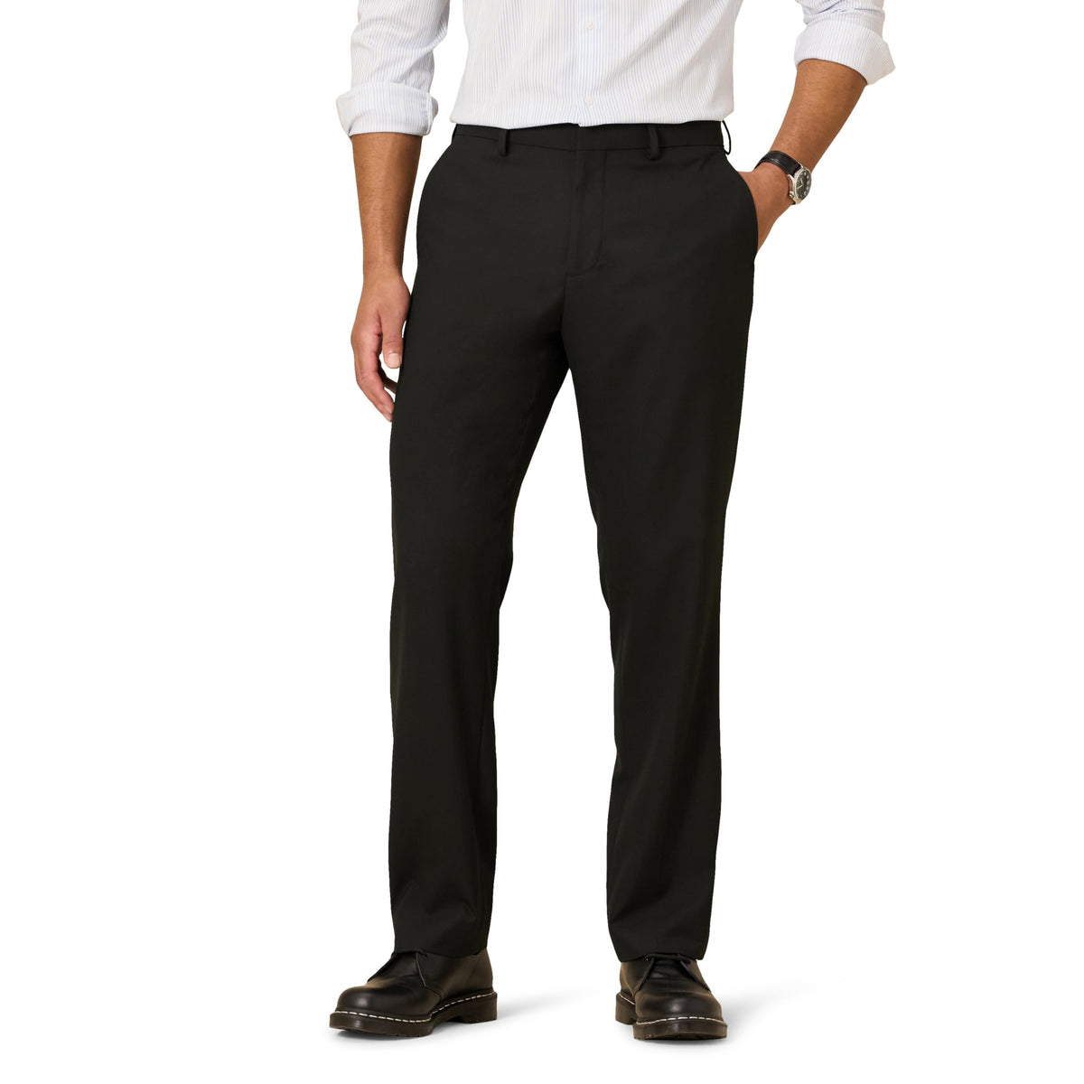 Amazon Essentials Men's Classic-Fit Wrinkle-Resistant Stretch Dress Pants