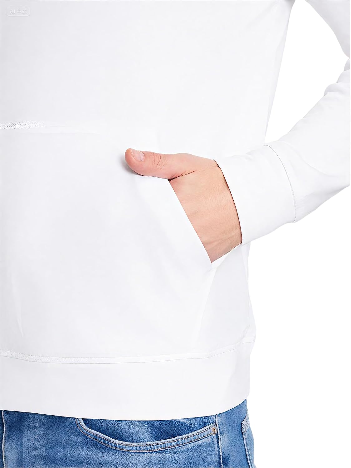 Men's Fleece Hoodie Pullover Long Sleeve Hooded Sweatshirt Drawstring Kangaroo Pocket Athletic Hoodies