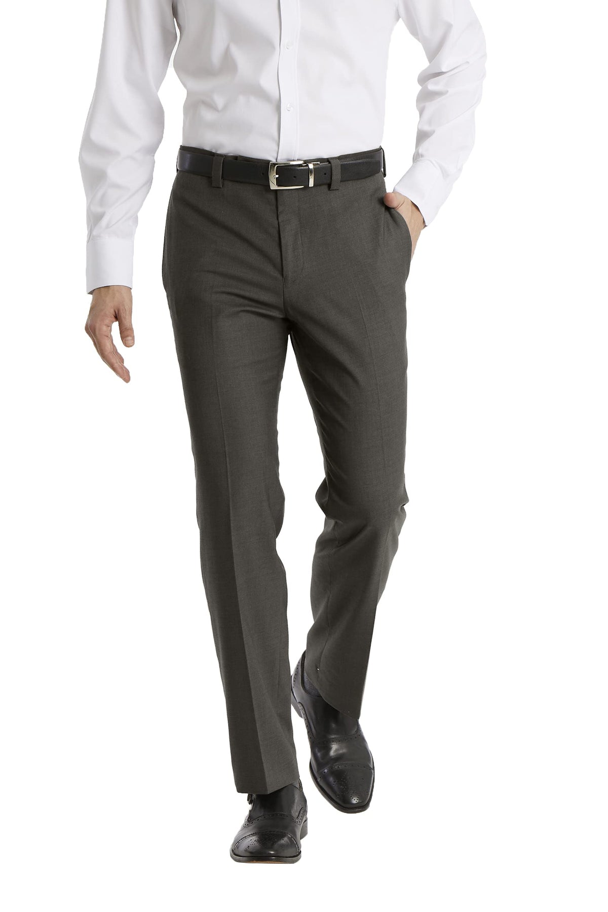 Calvin Klein Men's Modern Fit Dress Pants | Suit Pants for Men | Performance Stretch Fabric, Flat Front, Ready-to-Wear