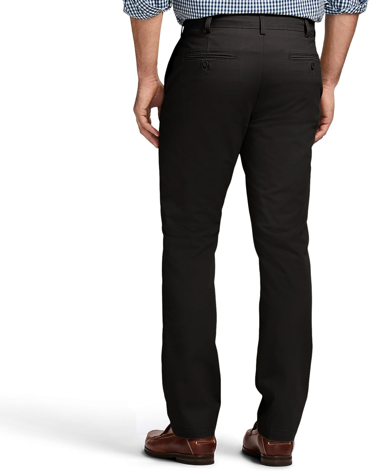 Izod Men's American Chino Flat Front Straight Fit Pant