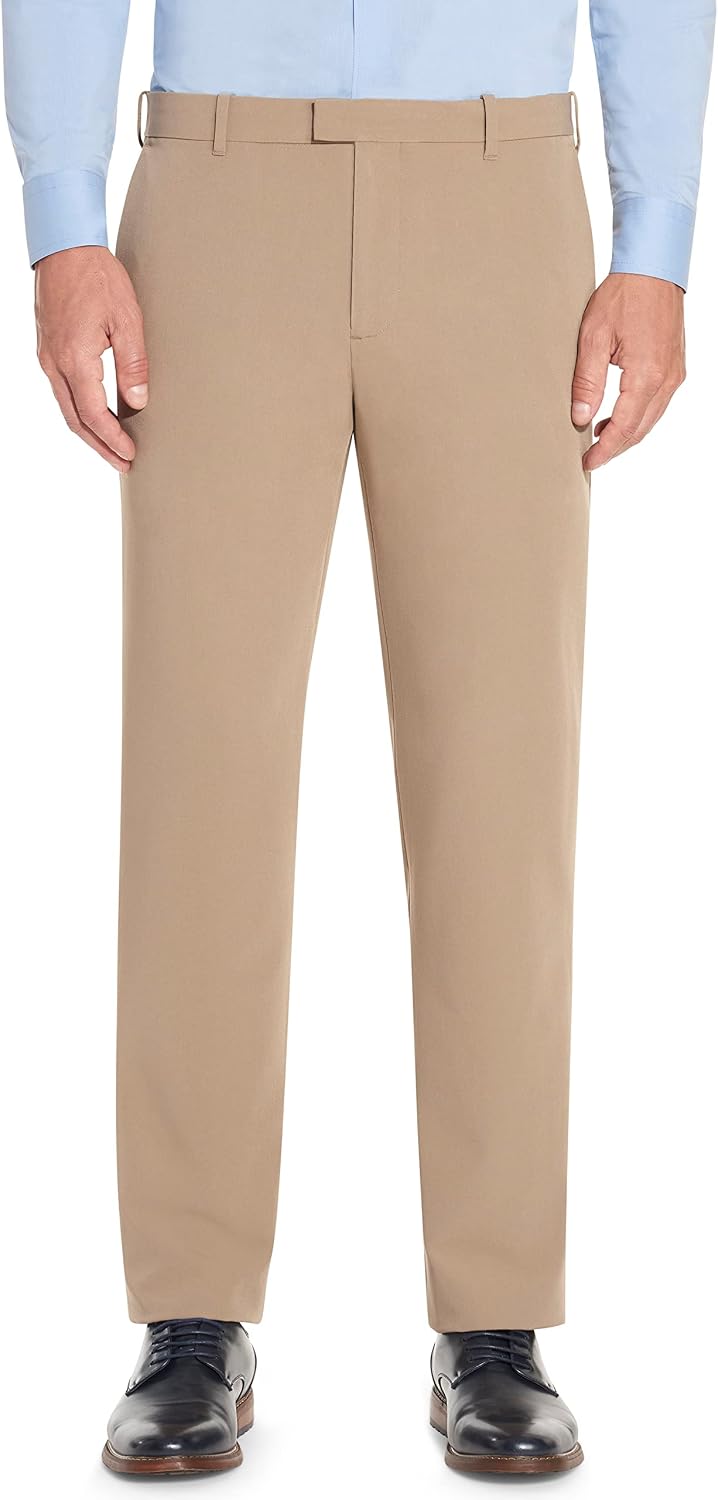 Van Heusen Men's Flex Flat Front Straight Fit Pant