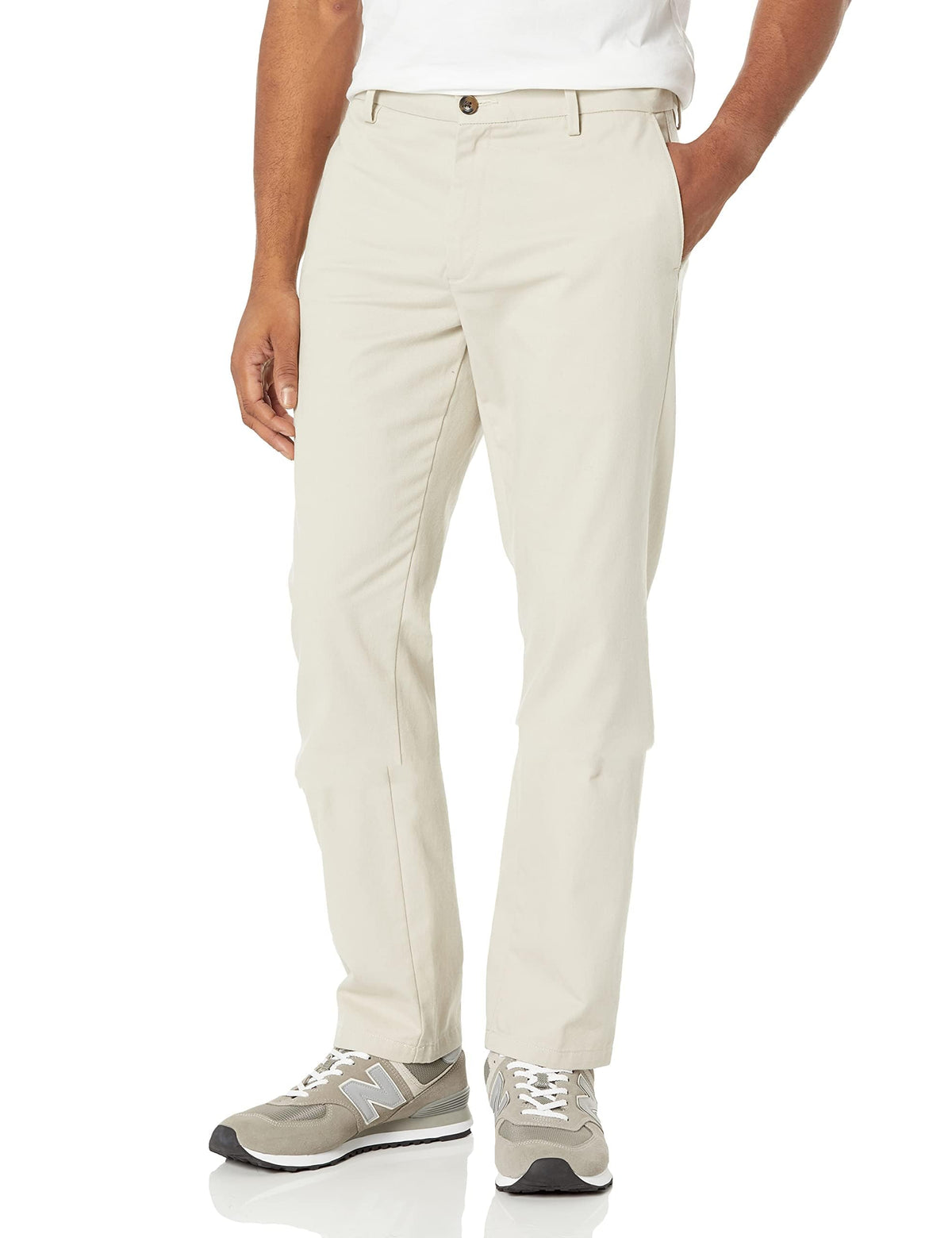 Amazon Essentials Men's Slim-Fit Wrinkle-Resistant Flat-Front Chino Pant