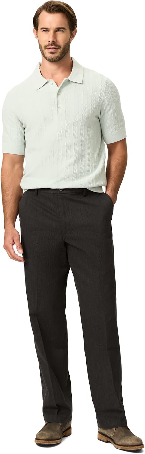 Dockers Men's Comfort Khaki Stretch Relaxed-fit Flat-Front Pant