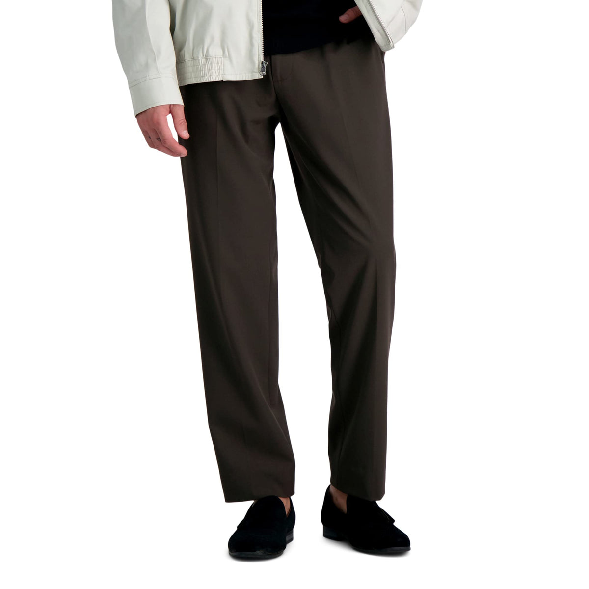 Haggar Men's Haggar Men’s Jmh 4-Way Stretch Slim Fit Flat Front Dress Pant