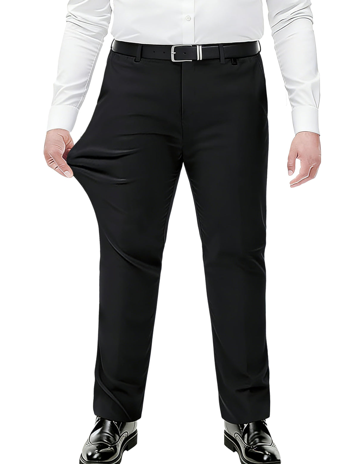 4-Way Stretch Men’s Dress Pants| 3 Fits: Slim/Regular/Plus