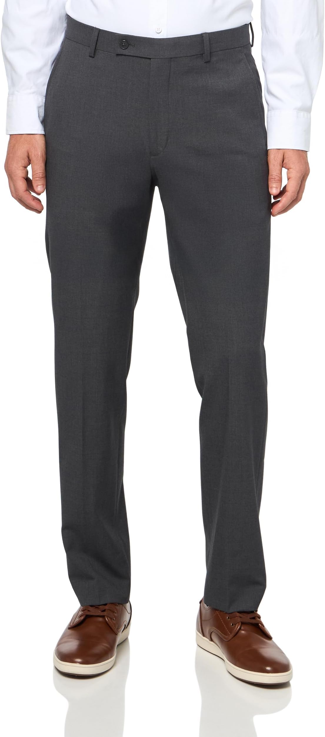 Calvin Klein Men's Slim Fit Stretch Dress Suit Pants for Men, Ultra-Tapered, Wrinkle-Resistant, Moisture-Wicking Fabric