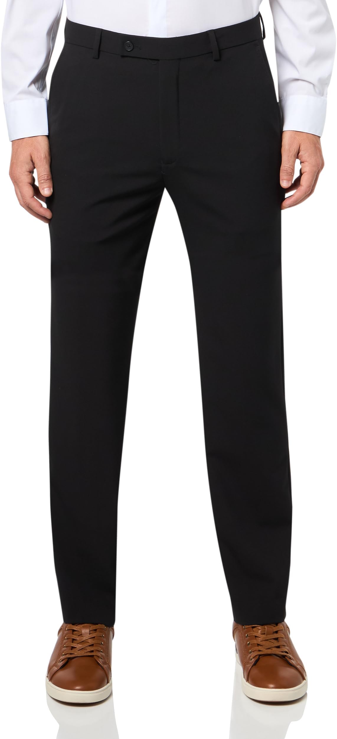 Calvin Klein Men's Slim Fit Stretch Dress Suit Pants for Men, Ultra-Tapered, Wrinkle-Resistant, Moisture-Wicking Fabric