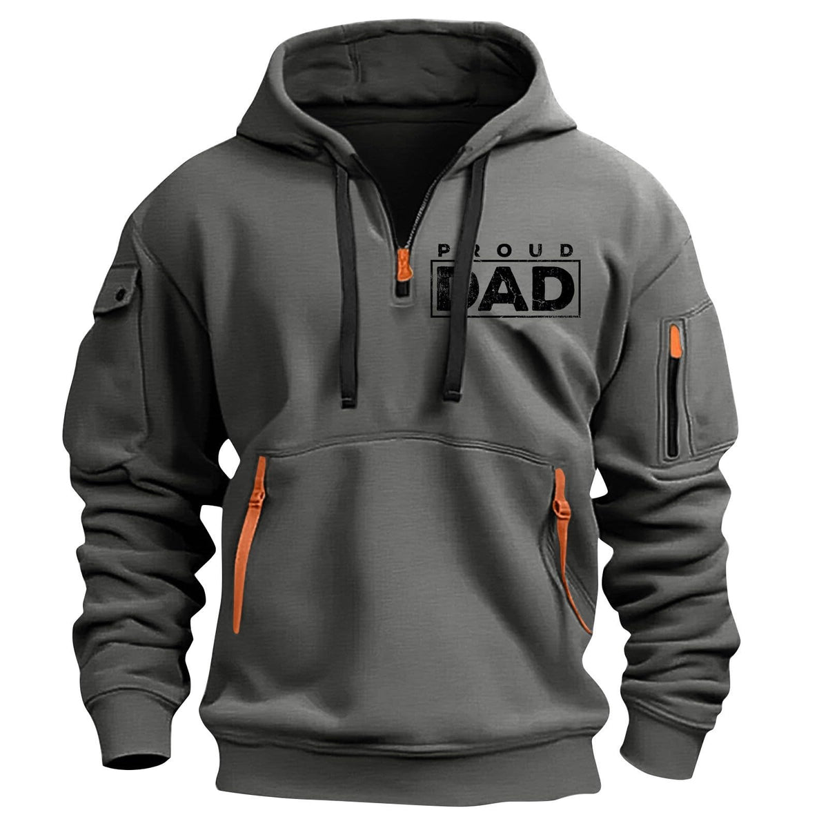Mens Hoodies Quarter Zip Pullover Tactical Hoodie for Men Sweatshirt
