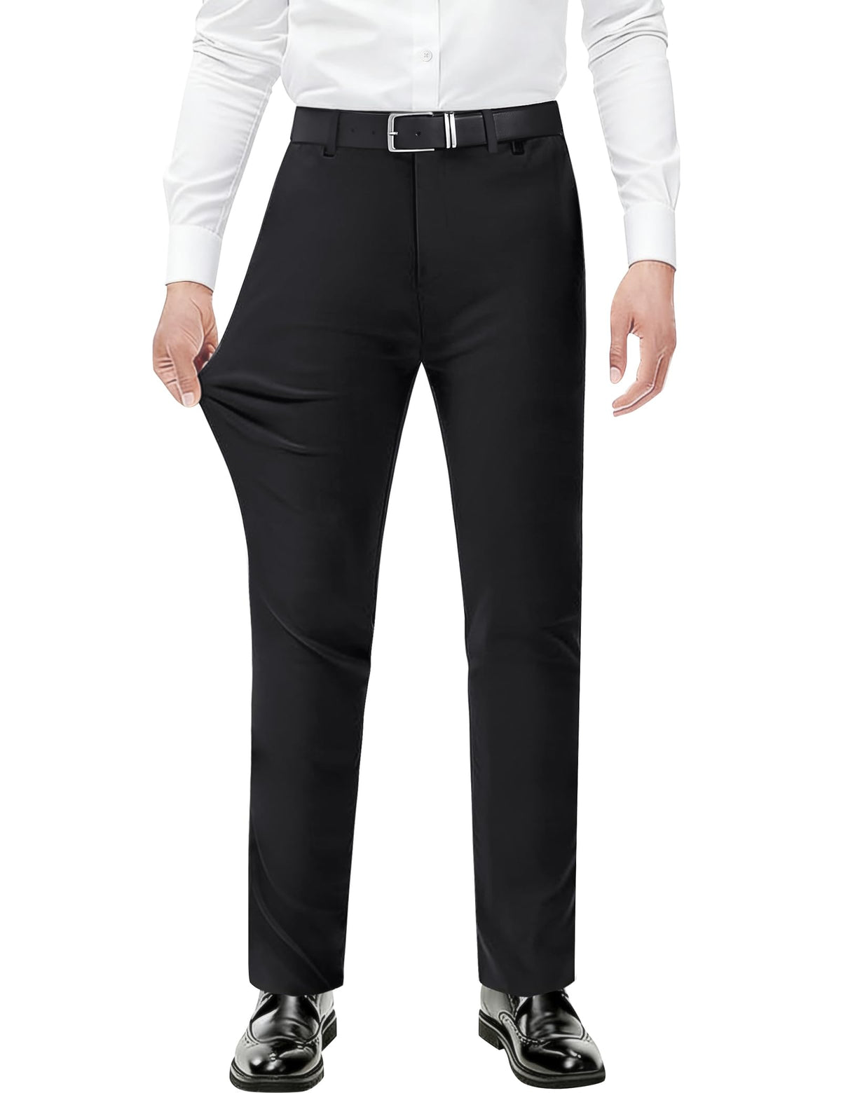 4-Way Stretch Men’s Dress Pants| 3 Fits: Slim/Regular/Plus
