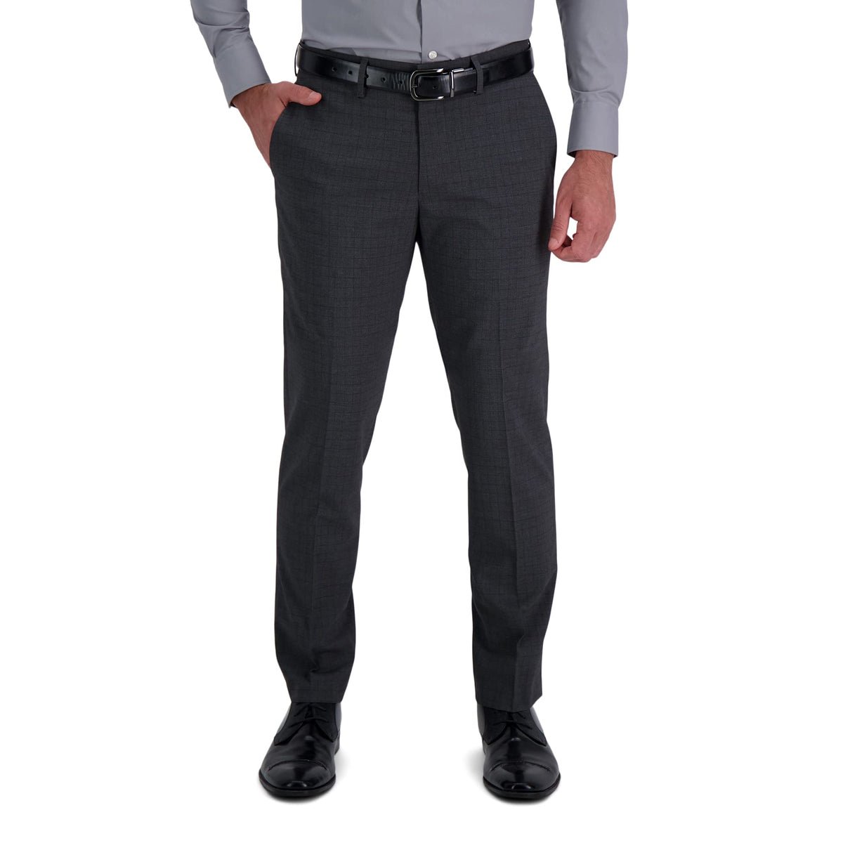 Haggar Men's Haggar Men’s Jmh 4-Way Stretch Slim Fit Flat Front Dress Pant
