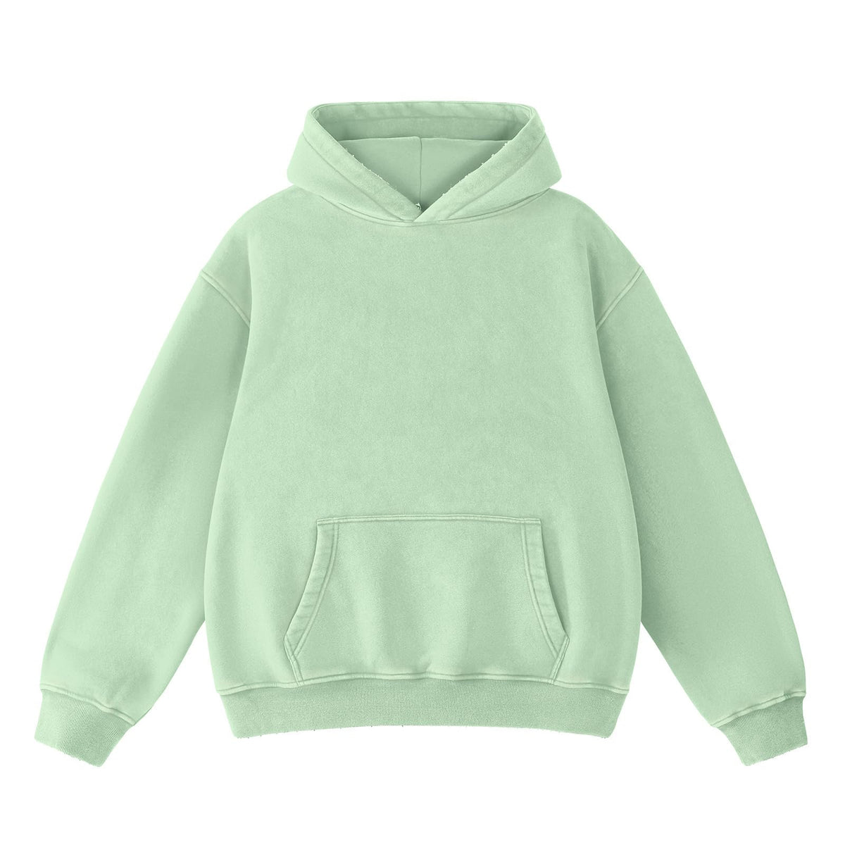 FAIABLE Mens Hoodies Oversized Unisex Acid Wash Hoodie Heavyweight Fleece Vintage Cotton Sweatshirt Men Women Streetwear