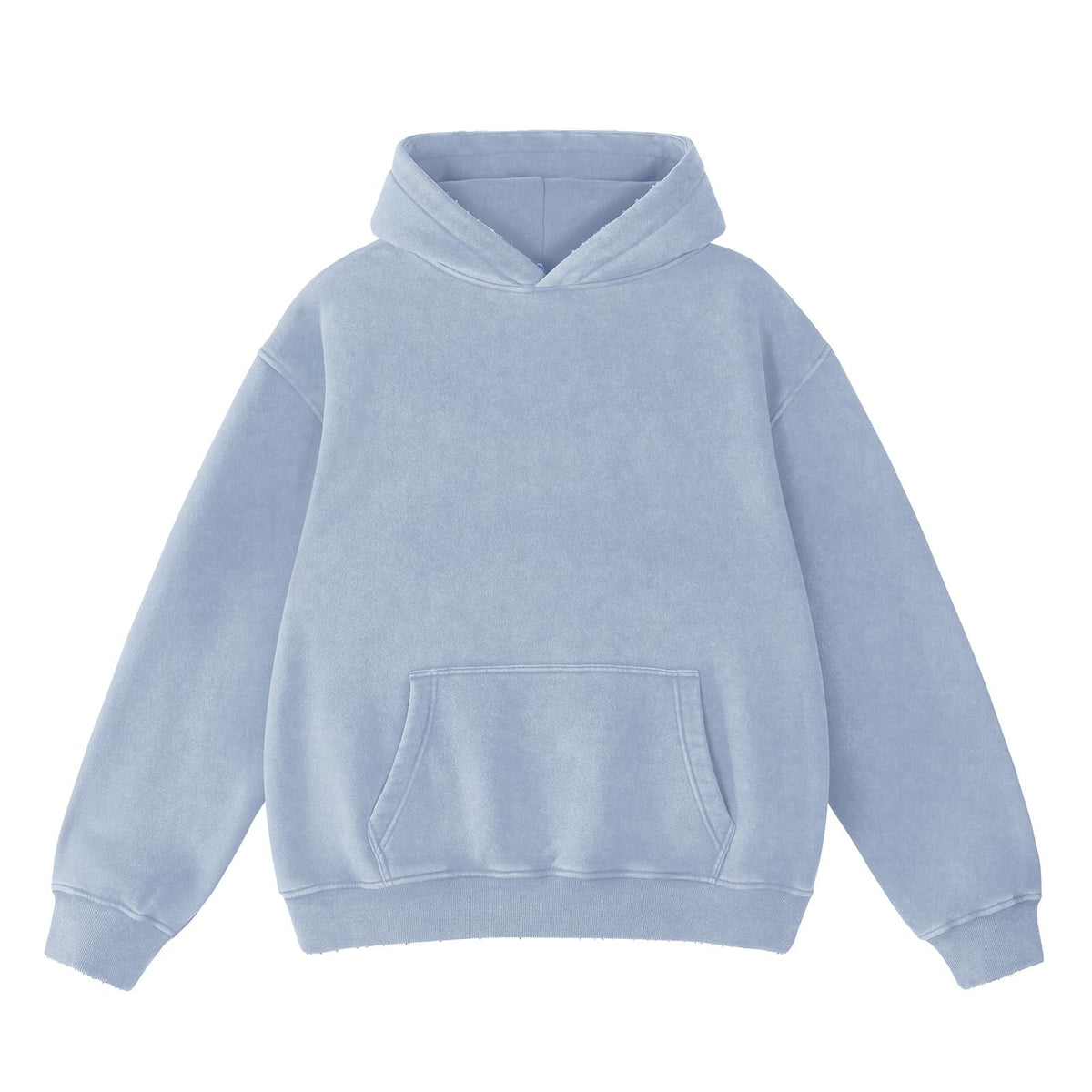 FAIABLE Mens Hoodies Oversized Unisex Acid Wash Hoodie Heavyweight Fleece Vintage Cotton Sweatshirt Men Women Streetwear