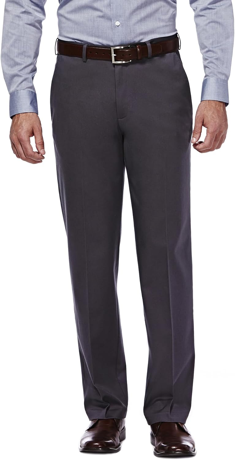 Haggar Men's Classic Fit Premium No Iron Khaki Pant