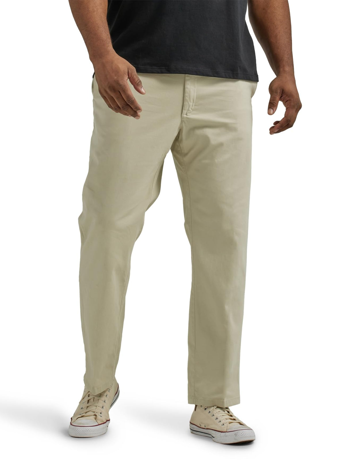 Lee Men's Big & Tall Extreme Motion Flat Front Regular Straight Pant