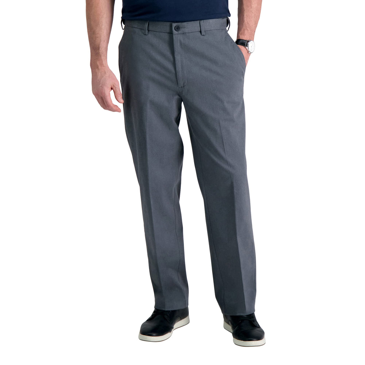 Haggar Men's Classic Fit Premium No Iron Khaki Pant