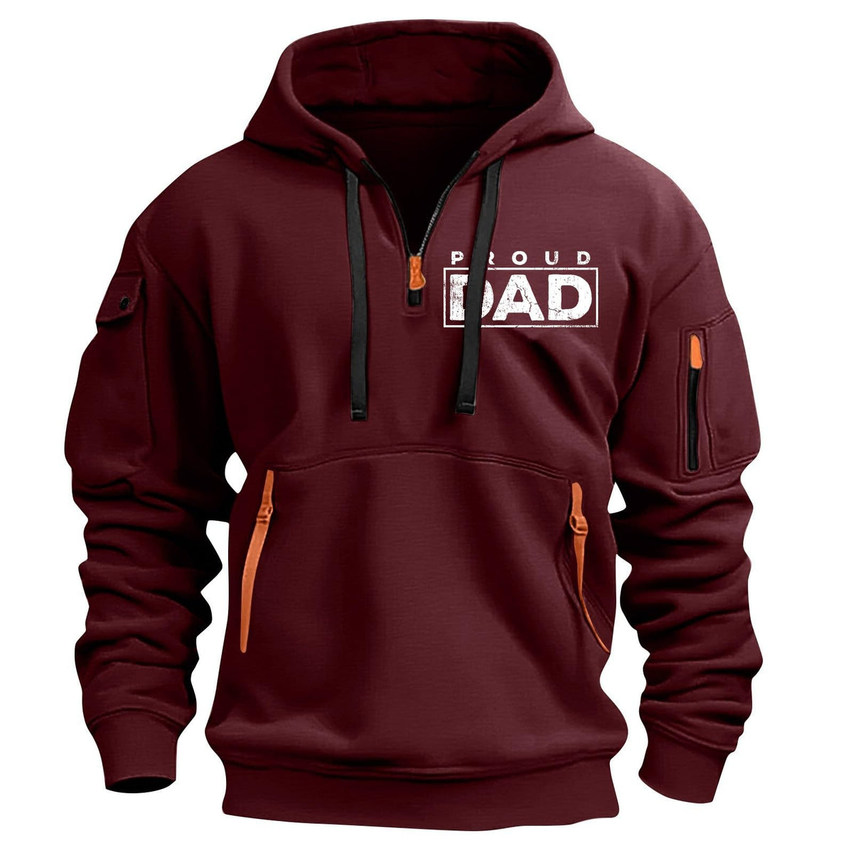 Mens Hoodies Quarter Zip Pullover Tactical Hoodie for Men Sweatshirt