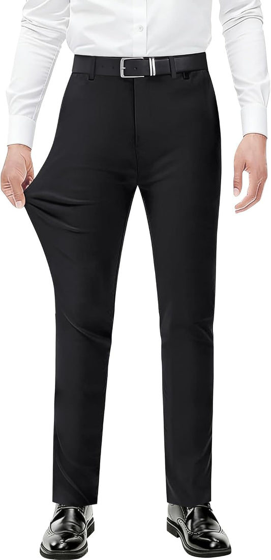 4-Way Stretch Men’s Dress Pants| 3 Fits: Slim/Regular/Plus
