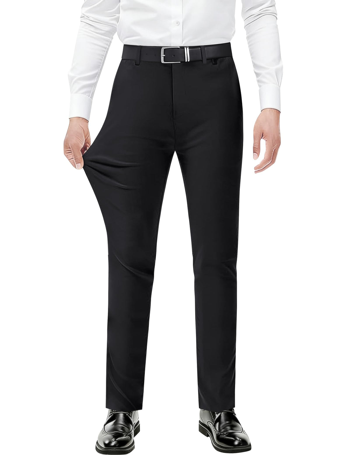 4-Way Stretch Men’s Dress Pants| 3 Fits: Slim/Regular/Plus