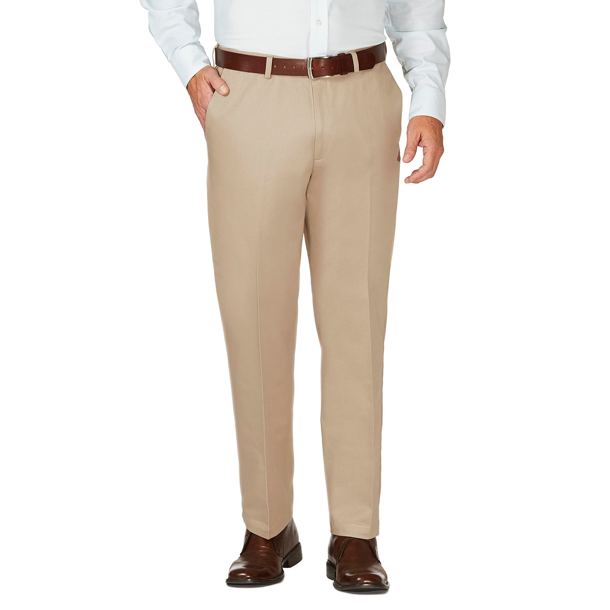 Haggar Men's Classic Fit Work to Weekend Business Casual Pant