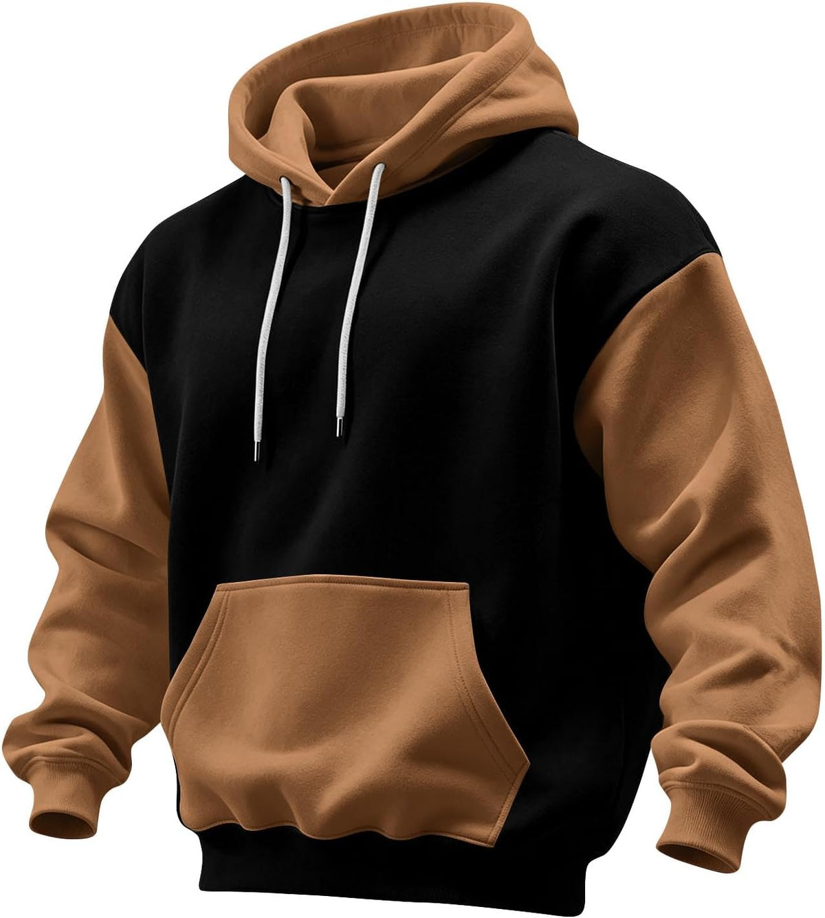 Mens Hoodies Long Sleeve with Pocket Pullover Hoodie Fashion Fall Winter Sweatshirt